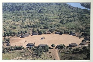 Une photo du village des Yawalapiti situé au Brésil dans la forêt amazonienne