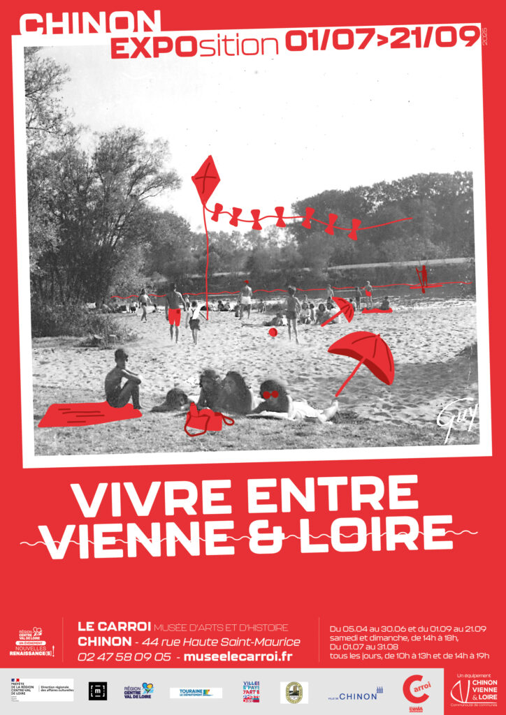 Affiche de l'exposition entre vienne et loire - Agrandir l'image, fenêtre modale