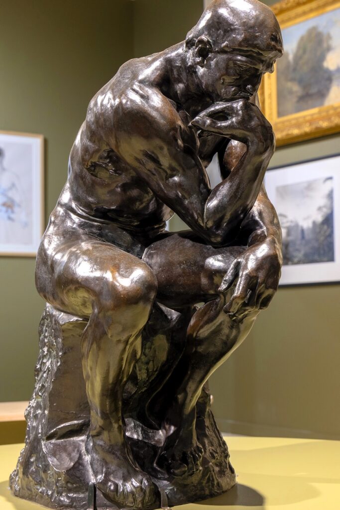 Le Penseur d'auguste rodin - Agrandir l'image, fenêtre modale