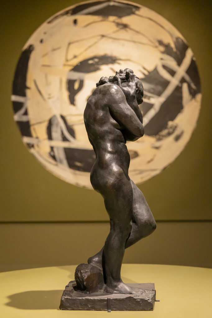 Vue de la statue de Eve d'auguste Rodin - Agrandir l'image, fenêtre modale